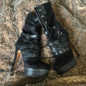 Bebe Strappy Boots
